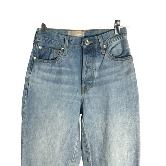 Everlane 90's Cheeky Straight Leg High Waist Ankle Jeans Sz 23 - Picture 6 of 11
